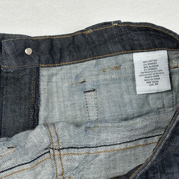 New See Thru Soul Jeans Womens 31 Blue Medium Wash Wide Leg - Picture 4 of 7